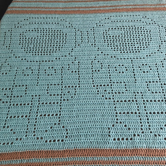Astronaut Blanket Crochet Pattern - Time to Love Crochet