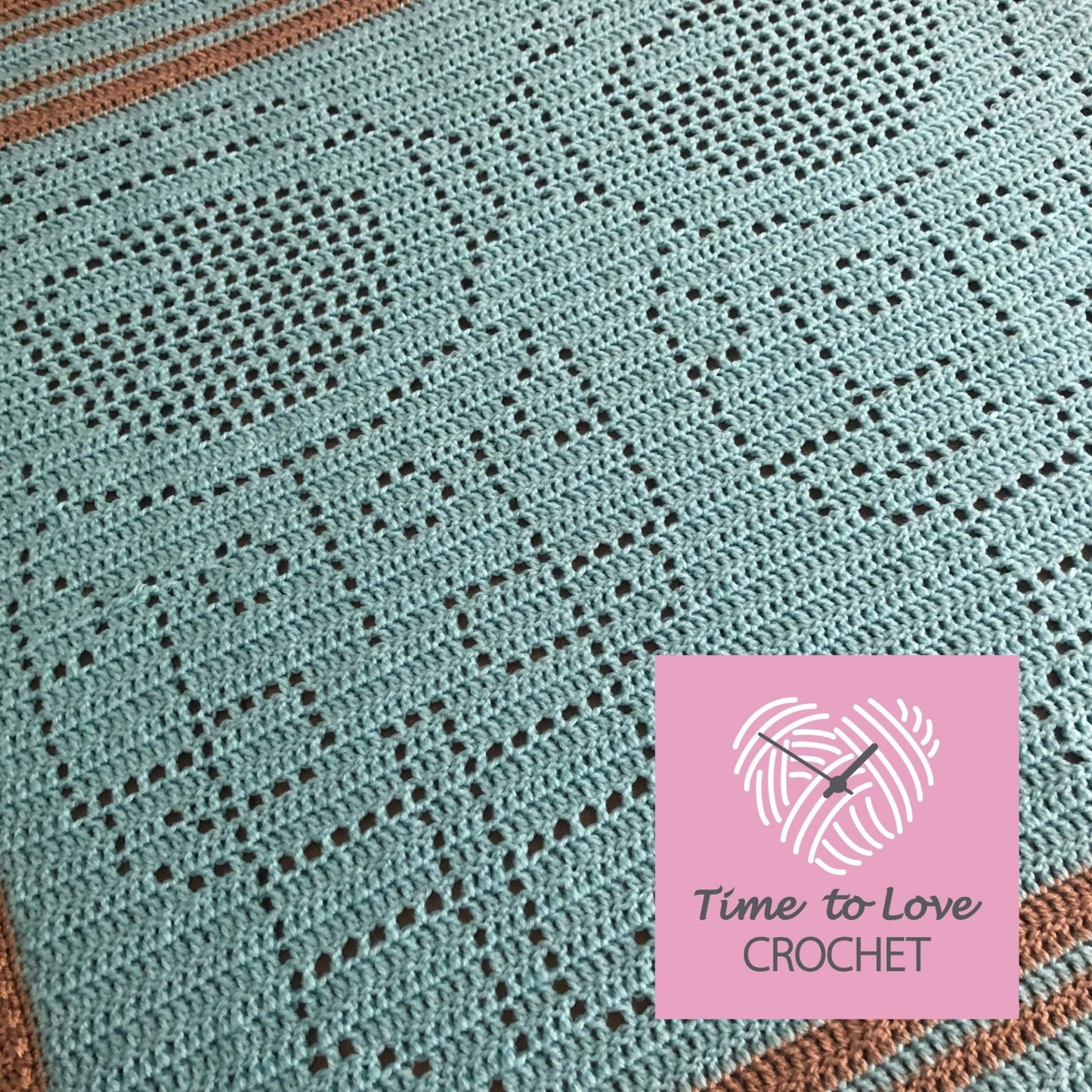 Astronaut Blanket Crochet Pattern - Time to Love Crochet