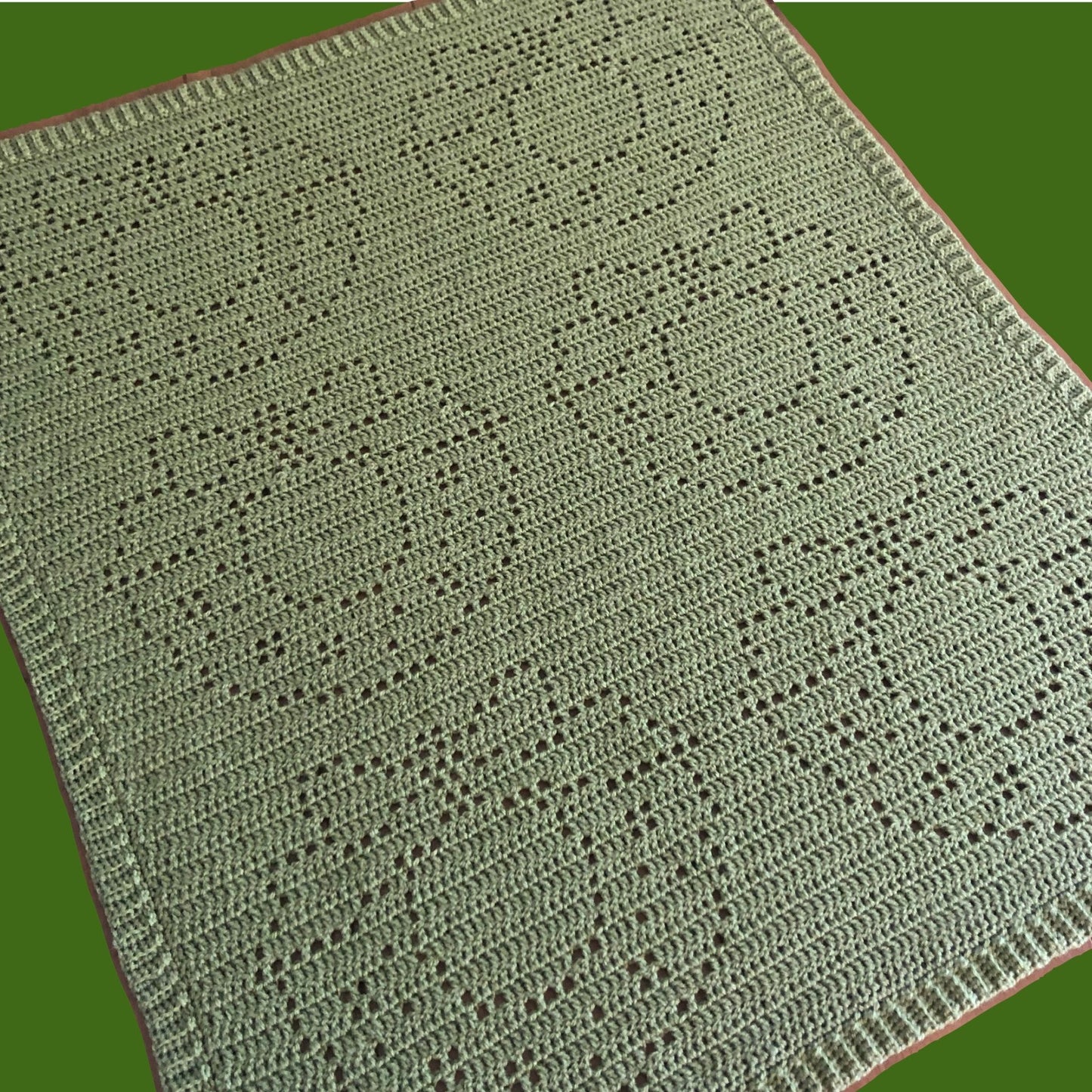 Christmas Wreath Blanket Crochet Pattern - Time to Love Crochet