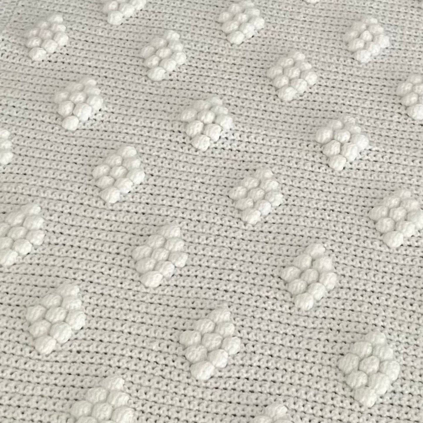 Diamond Bobble Crochet Blanket Pattern - Time to Love Crochet