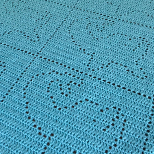 Dolphin Blanket Crochet Pattern - Time to Love Crochet