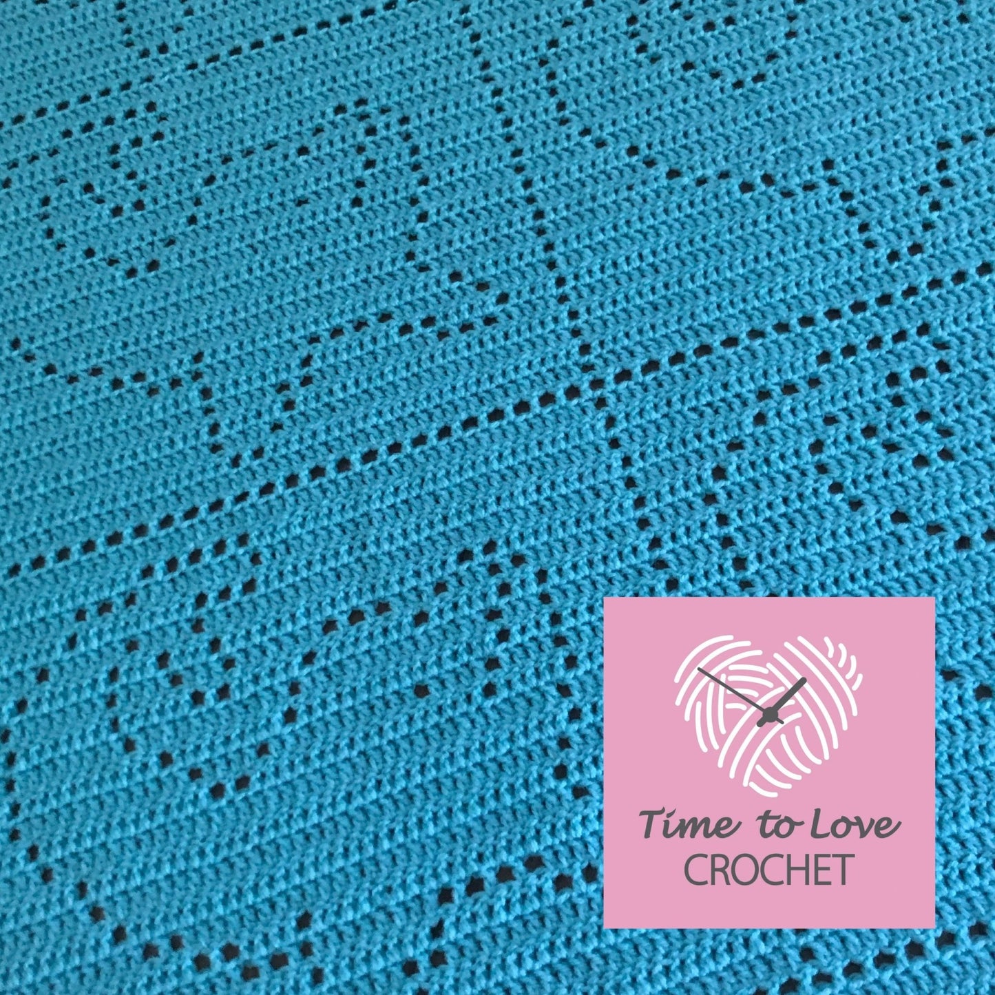 Dolphin Blanket Crochet Pattern - Time to Love Crochet
