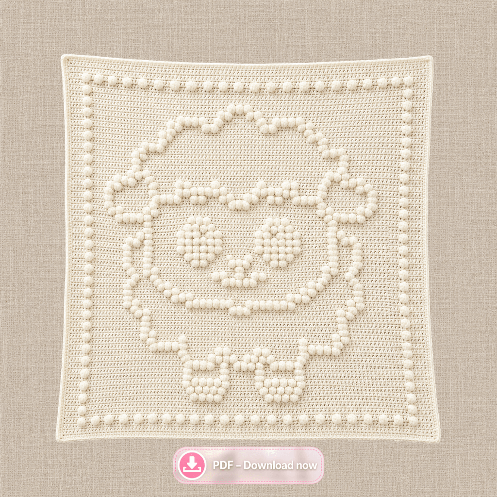 Farm Animals Bobble Blanket Crochet Pattern Bundle PDF - Time to Love Crochet