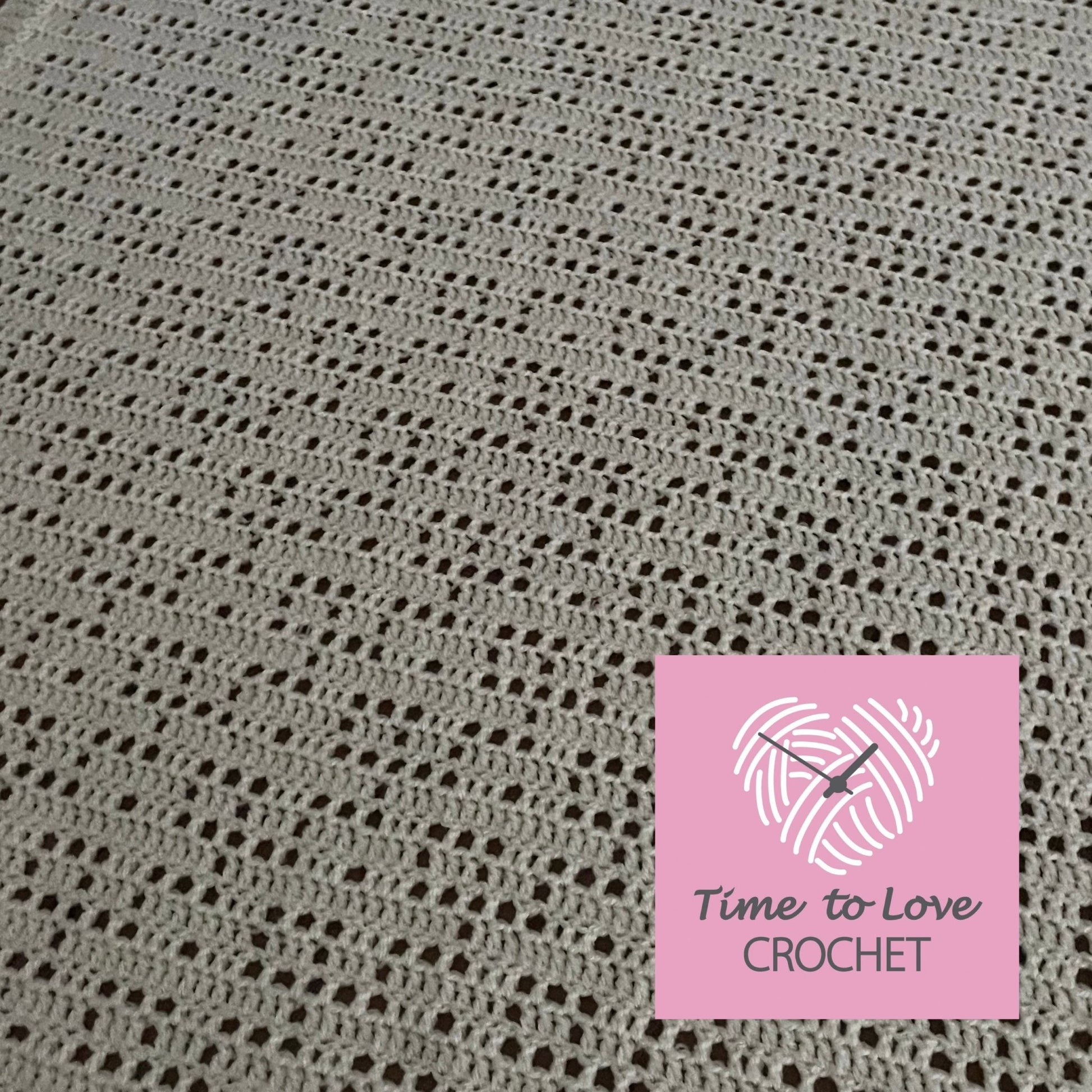 Geometric 005 Crochet Blanket Pattern - Time to Love Crochet