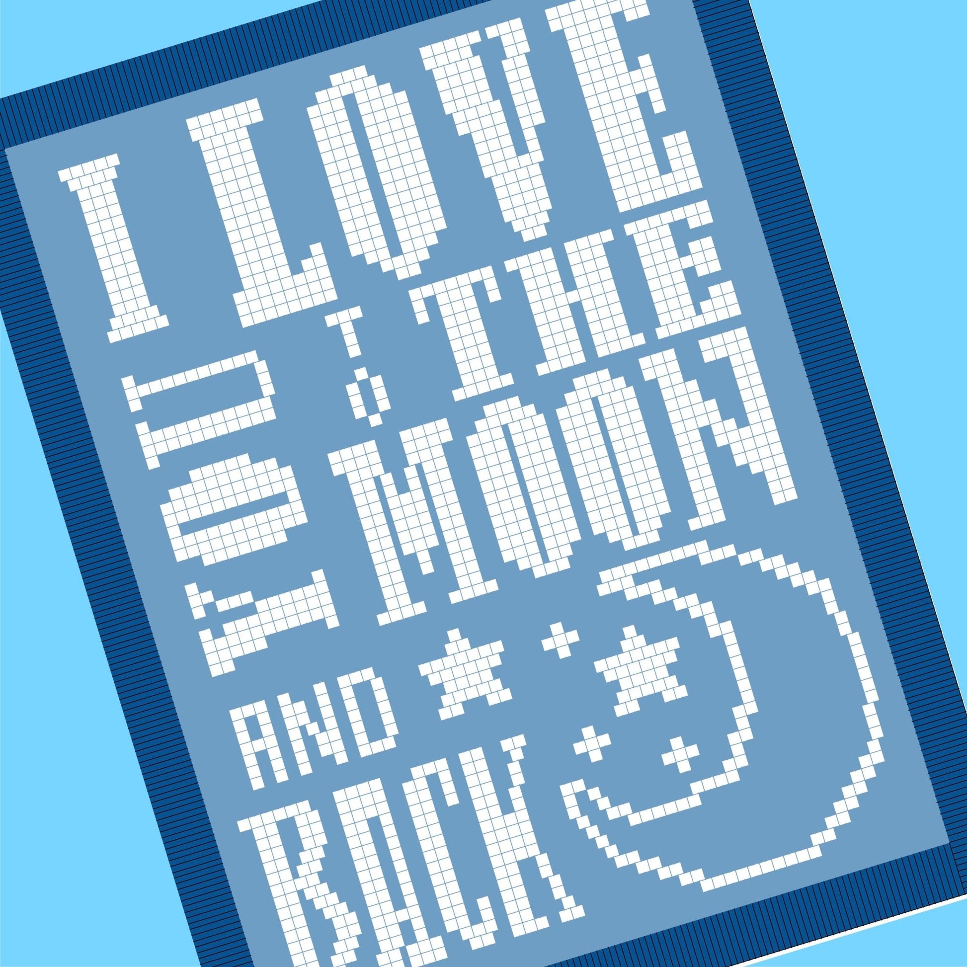 I Love You to the Moon and Back Crochet Pattern - Time to Love Crochet