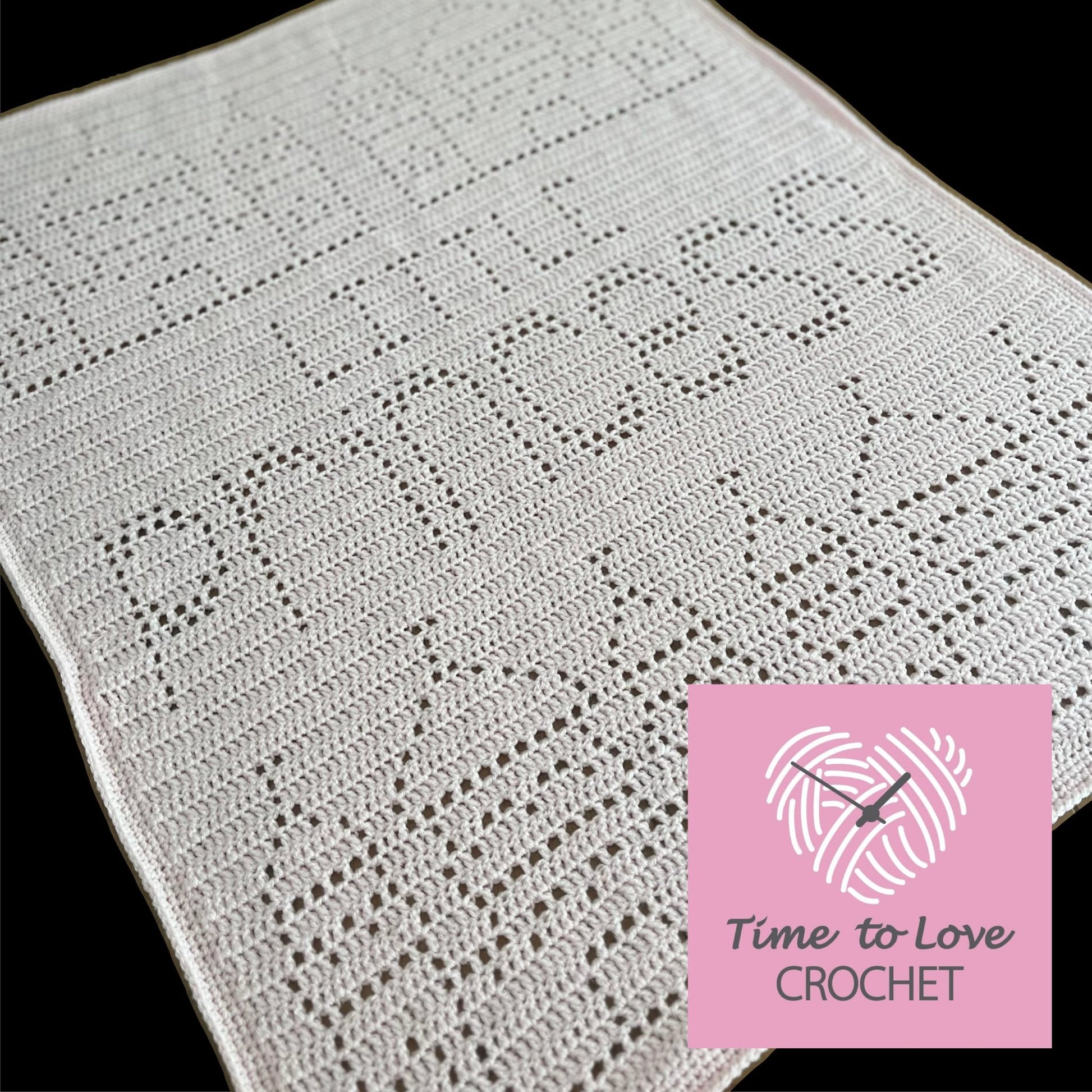Little Princess Crochet Blanket Pattern - Time to Love Crochet