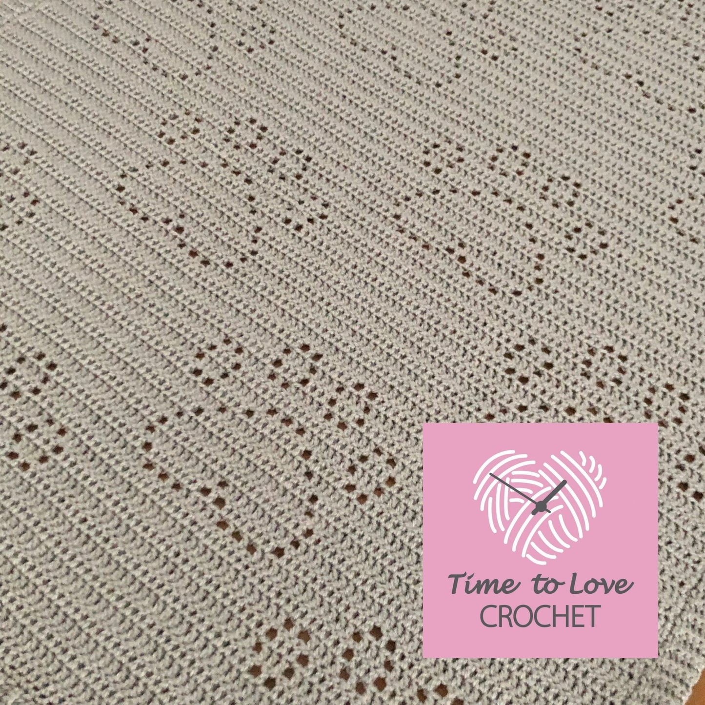 Paw Blanket Crochet Pattern - Time to Love Crochet