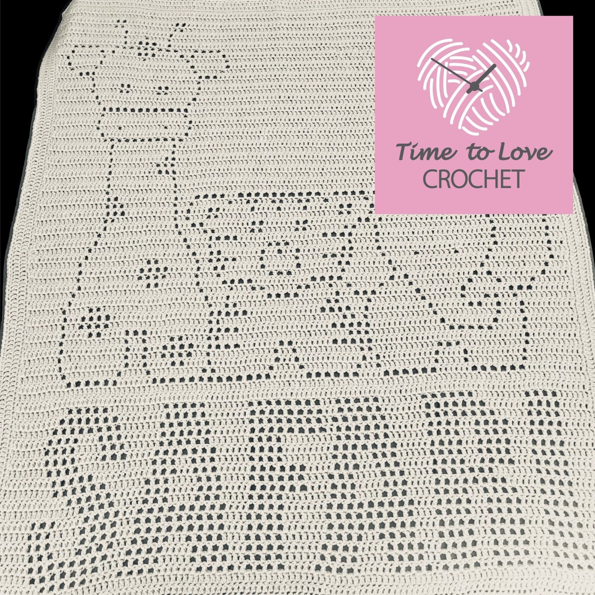 Safari Blanket Crochet Pattern - Time to Love Crochet