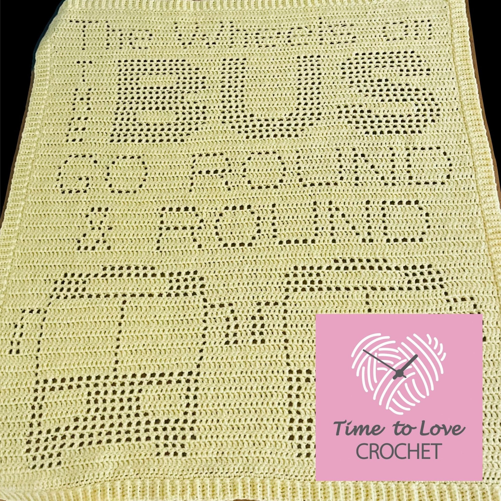 The Wheels on the Bus Crochet Blanket Pattern - Time to Love Crochet