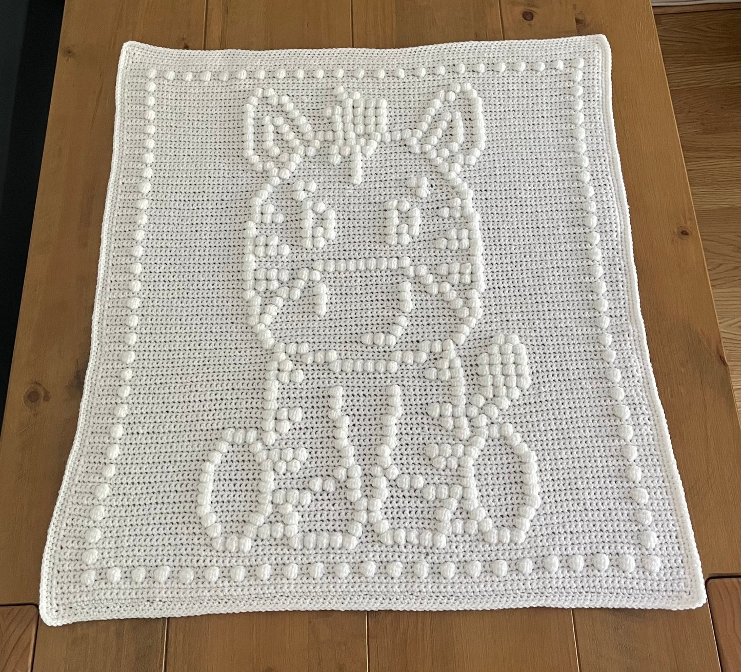 Zara Zebra Bobble Blanket Crochet Pattern - Time to Love Crochet
