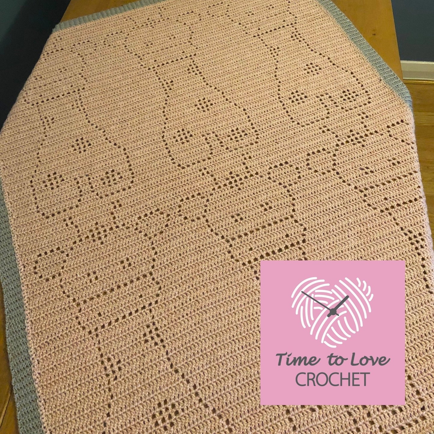 Giraffe Blanket Crochet Pattern - Time to Love Crochet