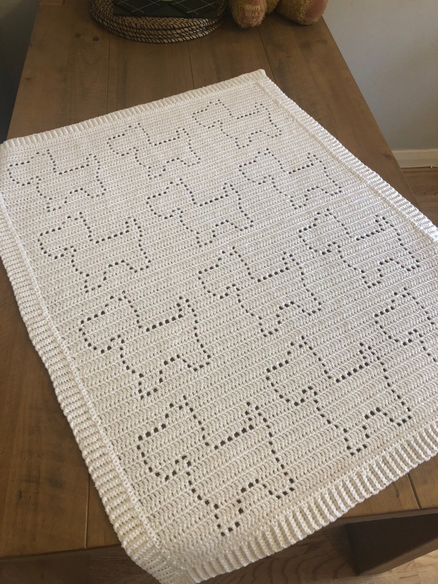 Westie Blanket Crochet Pattern - Time to Love Crochet