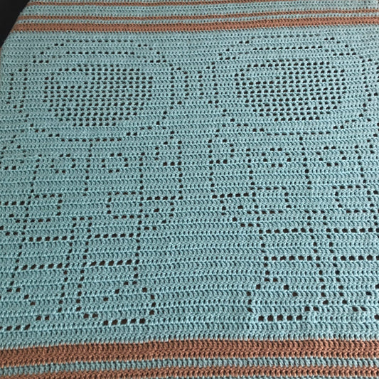 Astronaut Blanket Crochet Pattern