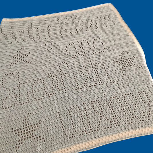 Salty Kisses and Starfish Wishes Blanket Crochet Pattern