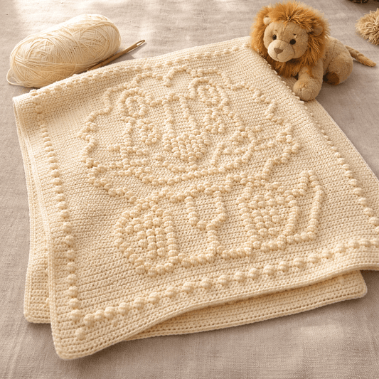 Animal Bobble Blanket Crochet Pattern Bundle - Time to Love Crochet