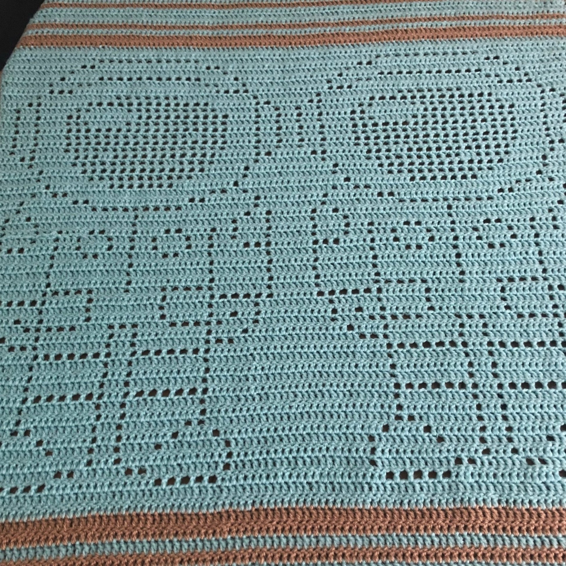 Astronaut Blanket Crochet Pattern - Time to Love Crochet