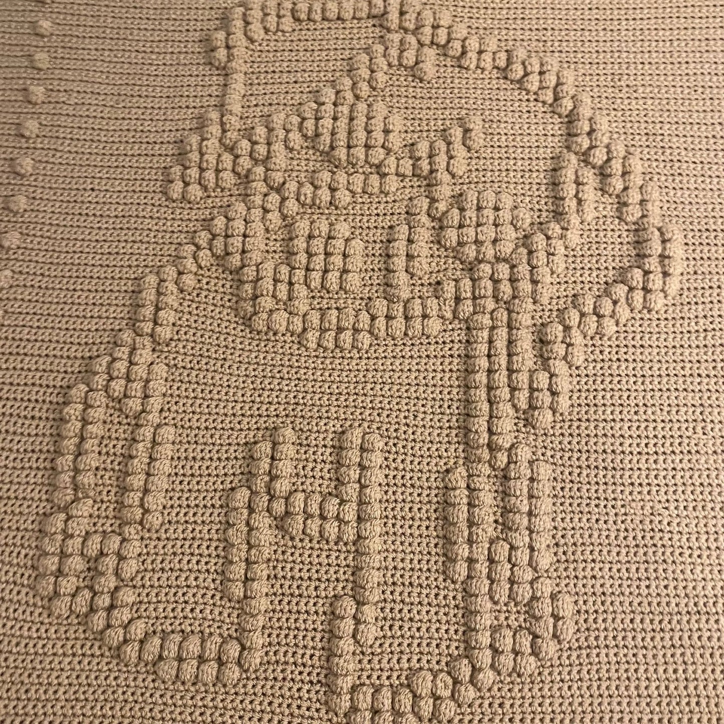 Dog Bobble Crochet Blanket Pattern - Time to Love Crochet