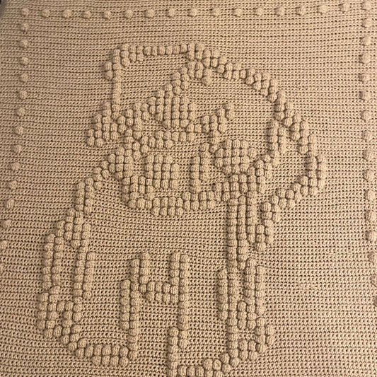 Dog Bobble Crochet Blanket Pattern - Time to Love Crochet