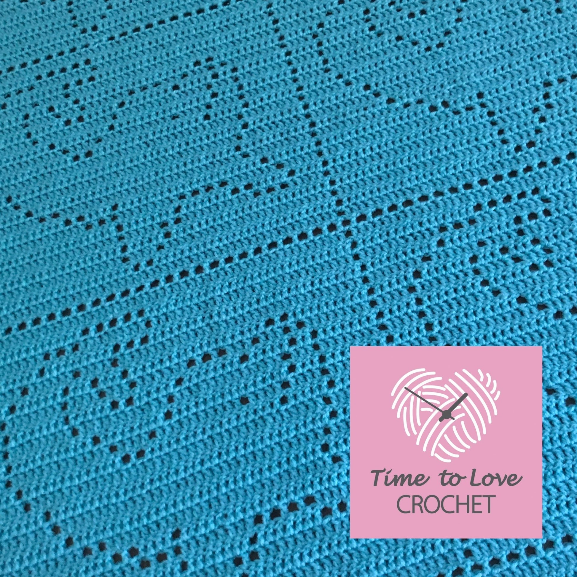 Dolphin Blanket Crochet Pattern - Time to Love Crochet