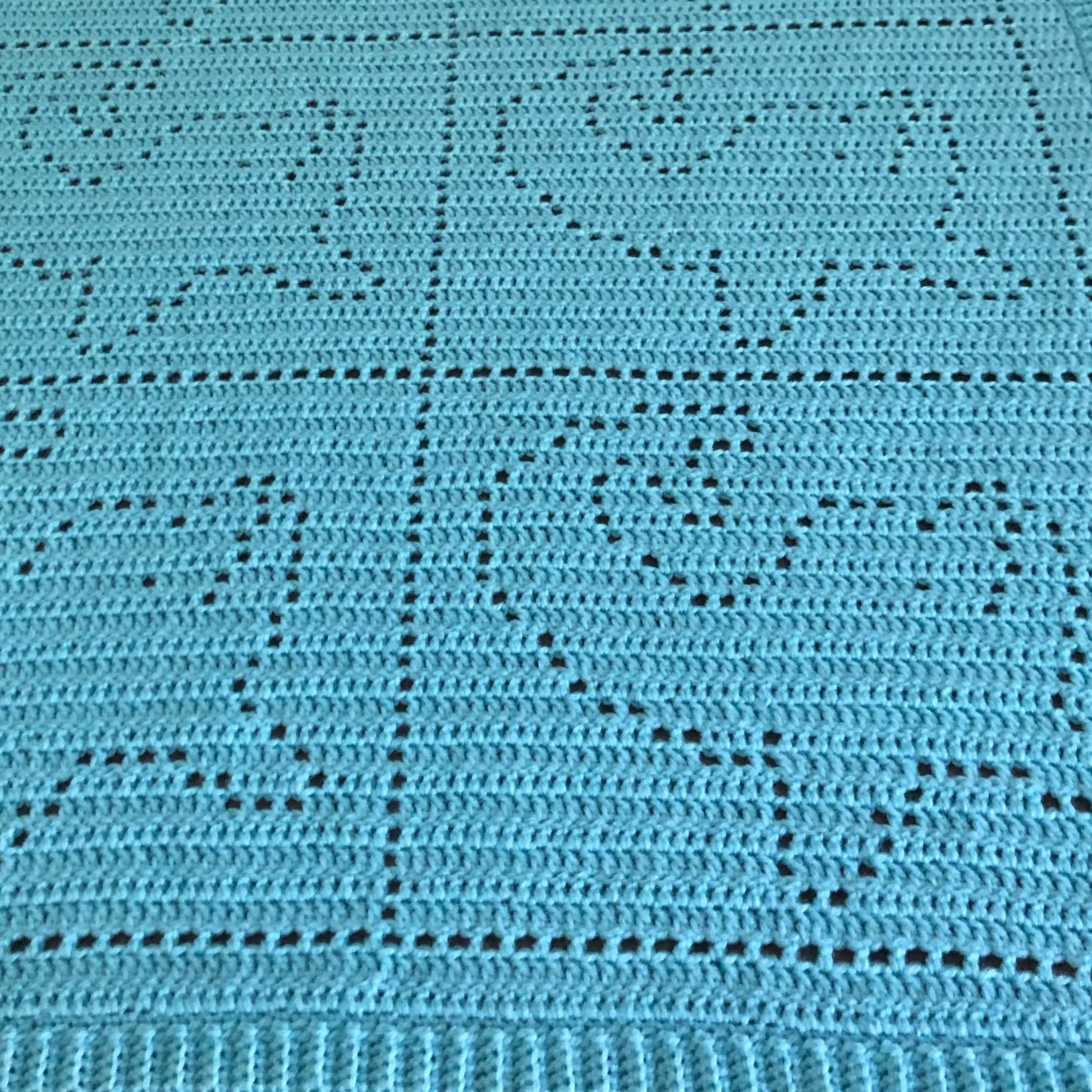 Dolphin Blanket Crochet Pattern - Time to Love Crochet