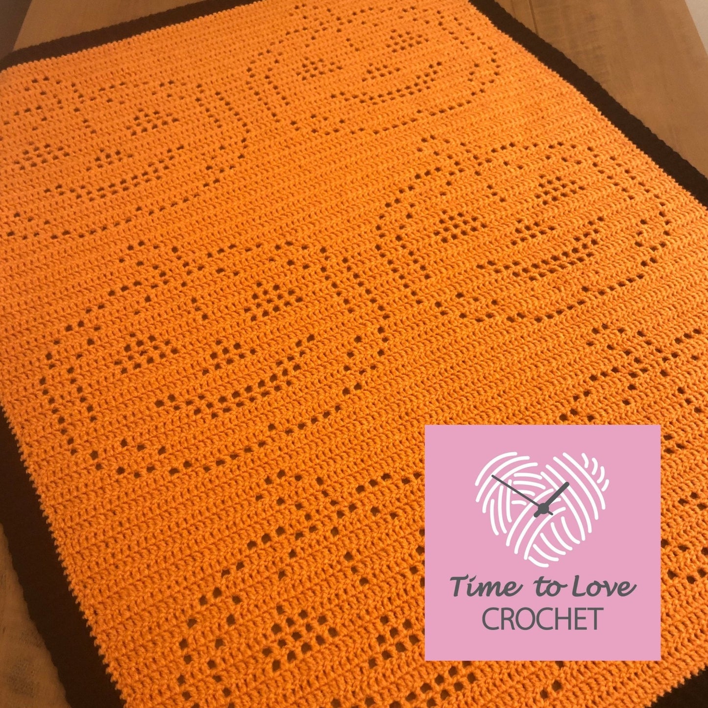 Pumpkin Blanket Crochet Pattern - Time to Love Crochet