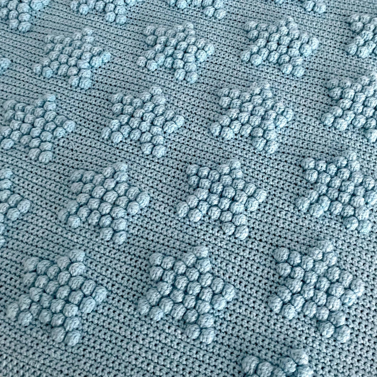 Star Bobble Crochet Blanket Pattern - Time to Love Crochet
