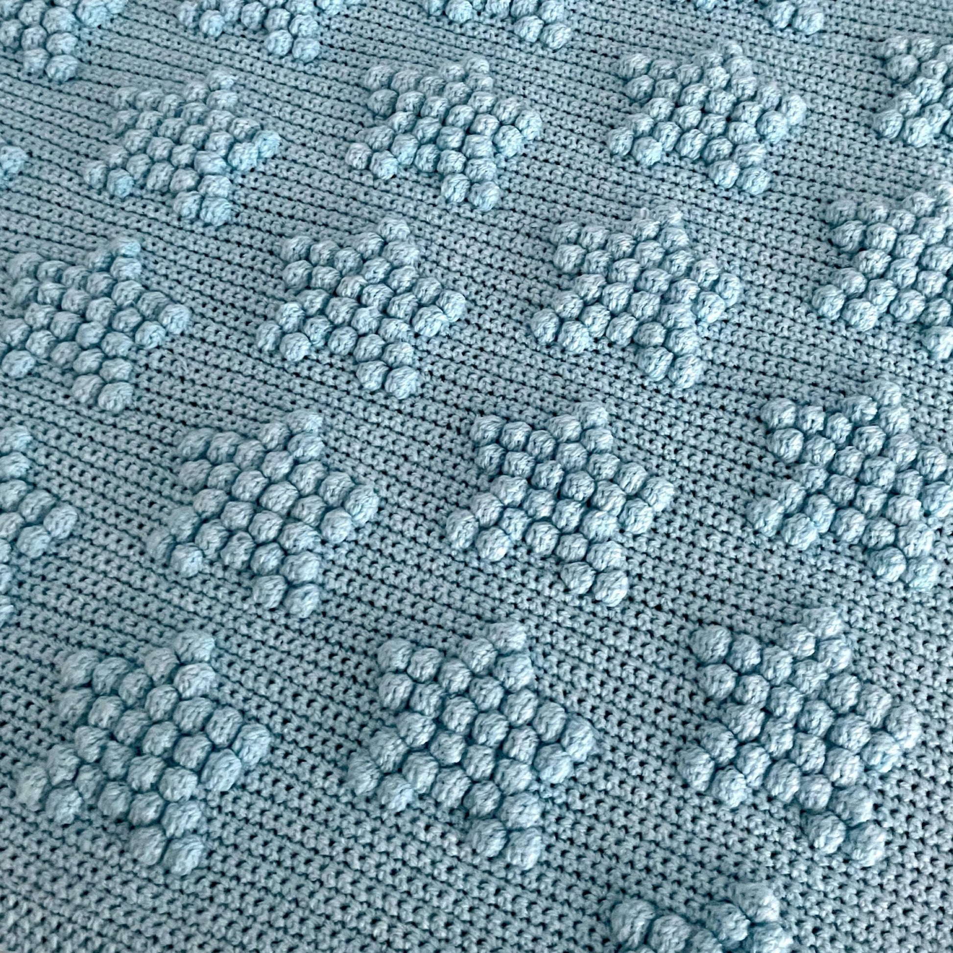 Star Bobble Crochet Blanket Pattern - Time to Love Crochet
