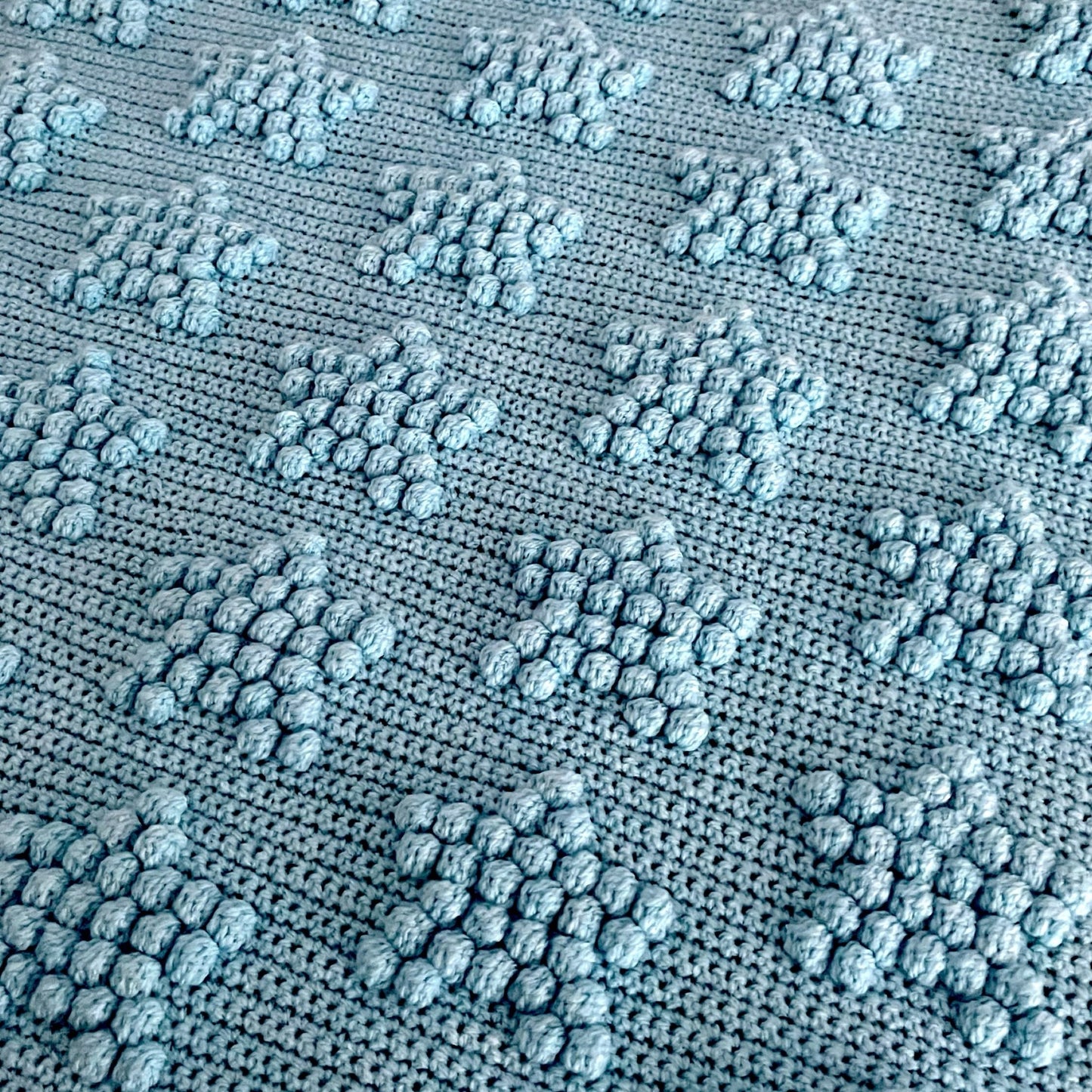 Star Bobble Crochet Blanket Pattern - Time to Love Crochet