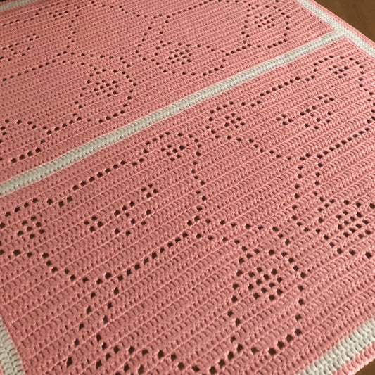 Teddy Bear Blanket Crochet Pattern - Time to Love Crochet
