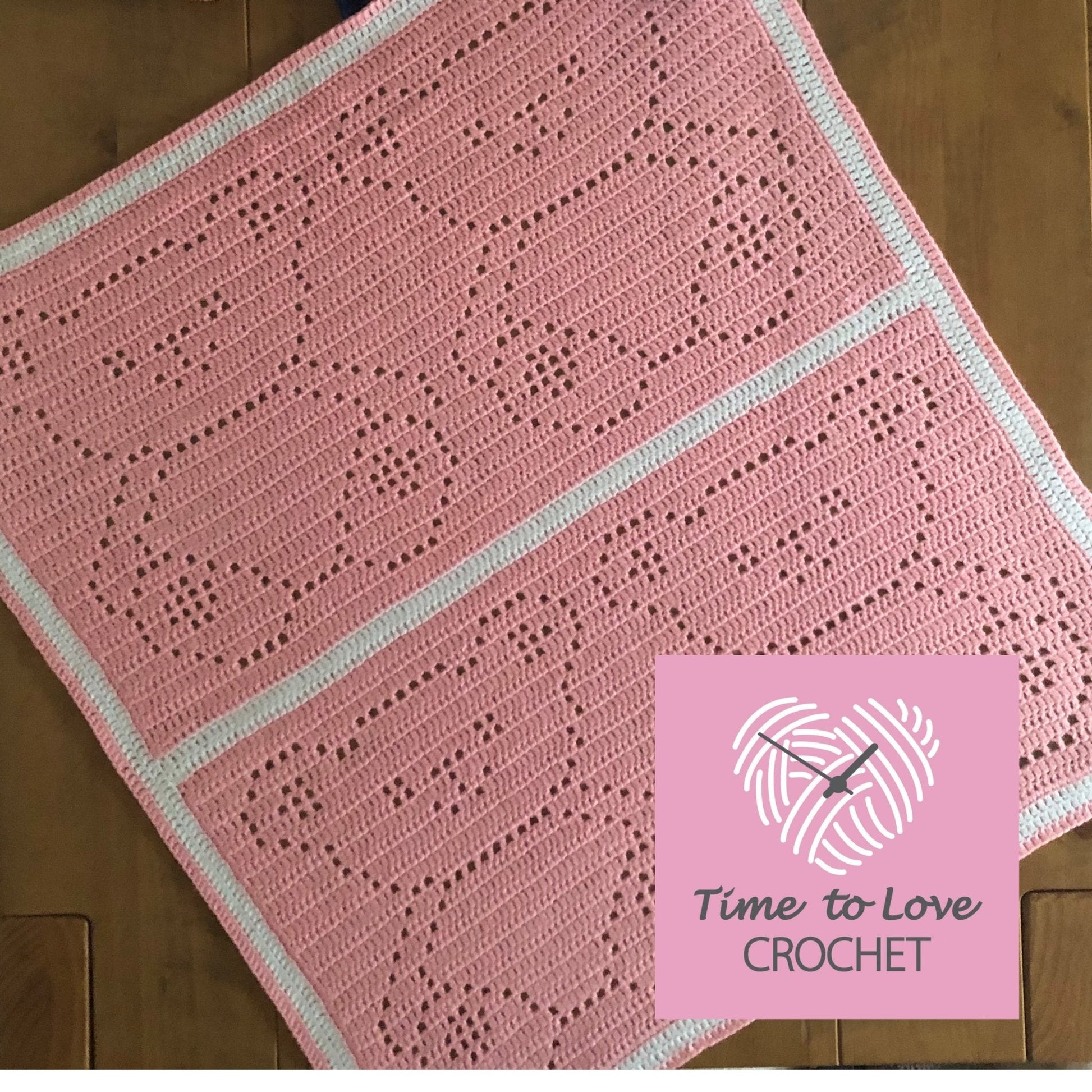 Teddy Bear Blanket Crochet Pattern - Time to Love Crochet